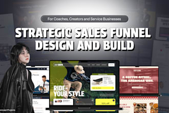 design and build a lead generation sales funnel for coaches