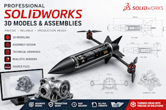 engineer your idea into a print ready cad model