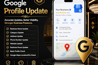 optimize your business profile and google maps listing
