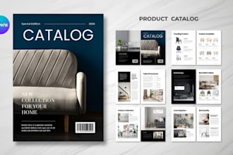 design b2b industrial machinery hardware equipment product catalog, brochure