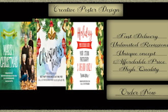 design professional and eyecatching posters