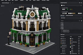 design custom 3d lego models and minifigures