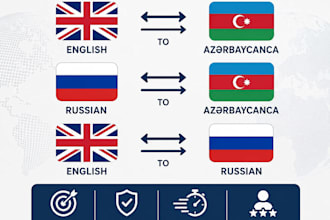 translate english or russian to azerbaijani professionaly