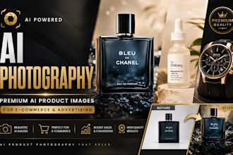 design ai product photography, ai photography, ai image, ecommerce images