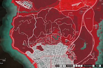 fully design custom fivem NYC, la, ls minimap, custom roadmaps for your server