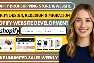 setup automated shopify dropshipping store cj autodds shop shopify design, eshop