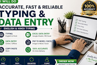 do hindi and english typing accurately