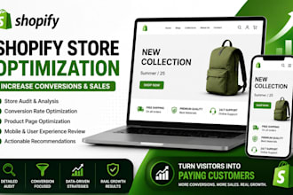 optimize your shopify store to increase conversions and sales