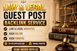 build high da law  legal guest post with dofollow backlinks
