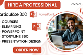 create an elearning course using articulate storyline 360 and powerpoint