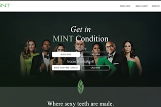 design wix dental website dentist clinic dental care orthodontist website design