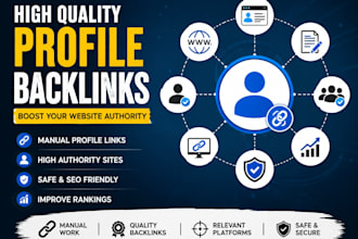 create manual profile backlinks for SEO link building