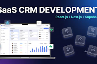 build a custom saas crm using reactjs nextjs  supabase