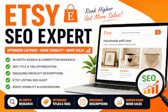 etsy SEO keyword research and optimize your etsy listings