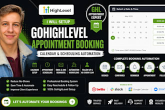 set up ghl appointment booking calendar scheduling