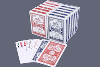 design custom playing cards, poker card deck and tuck box