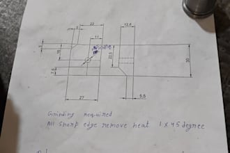 convert your sketch to professional autocad 2d drawing