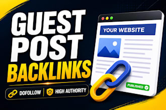 write high quality guest post backlinks with guest posting service