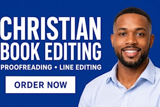 do christian book editing and proofreading