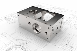 design 2d manufacturing drawings with dimensions and gd  and t
