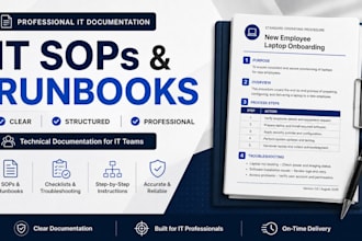 write IT sops runbooks and technical documentation