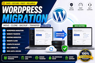 migrate, clone, backup and transfer your wordpress website