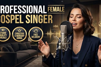 be your female gospel singer, christian songwriter and worship vocalist
