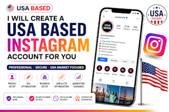 create a USA based instagram account for you