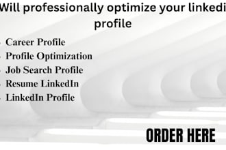 professionally optimize your linkedin profile
