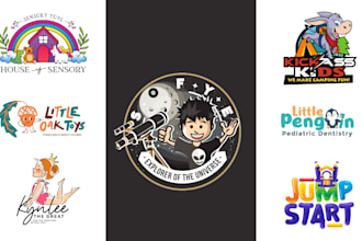 design kids, baby, child, children, childcare, daycare, kids clothing brand logo