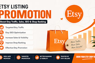 do etsy listing promotion to boost etsy traffic sales SEO and shop ranking
