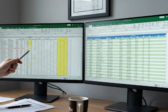 do professional excel data cleaning, sorting, and formatting work