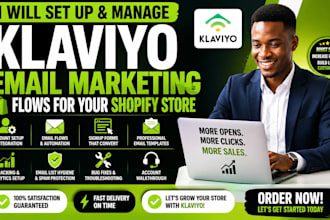 setup email campaign bulk email blast and klaviyo marketing