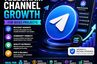present fast and reliable telegram channel promotion service web 3 promotion