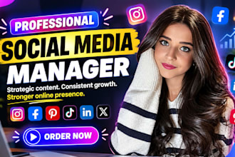 be your marketing manager for social media content and growth