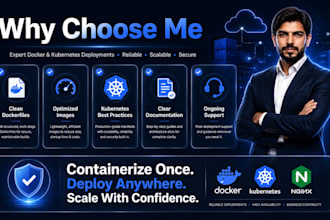 deploy your application with docker, kubernetes and nginx