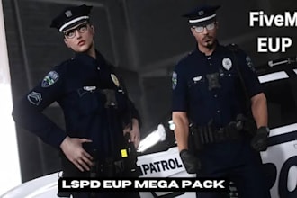 create realistic fivem fivem police and sheriff eup uniforms