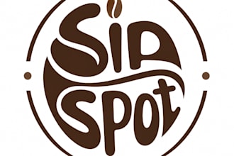 professional logo for a food brand