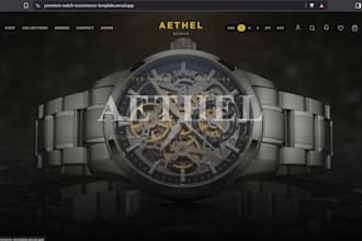 build a premium react ecommerce store with an admin panel