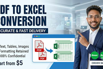 convert PDF to excel, word and editable documents