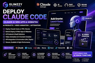 deploy claude code claude ai web apps websites  ai products video animation