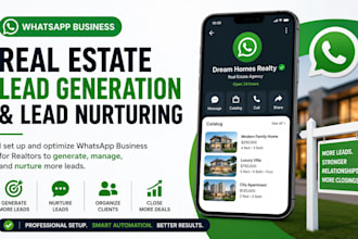 optimize whatsapp business for realtor lead generation lead nurturing