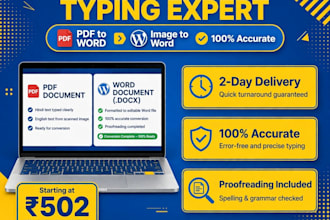 do hindi and english typing pdf to word data entry