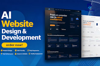 design and develop a modern ai website and deploy on netlify