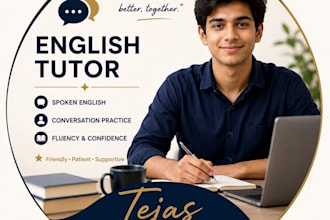 tutor you in conversational english