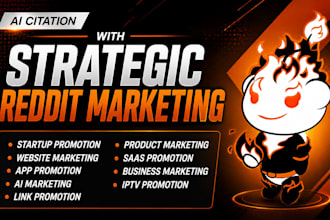 manage reddit seo post for construction website ai startup business saas product
