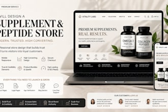 build peptide store peptide website peptide research peptide ecommerce store