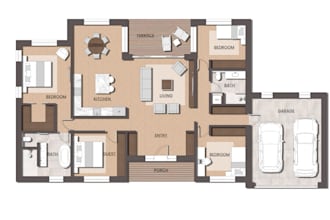 create professional 2d floor plans for real estate