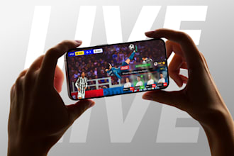 develop live score website, live score app with live streaming features