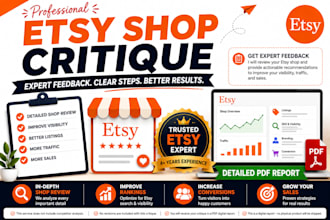do etsy shop critique